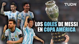 ¡EL MEJOR DE TODOS LOS TIEMPOS Golazos de Messi en la Copa América  TUDN