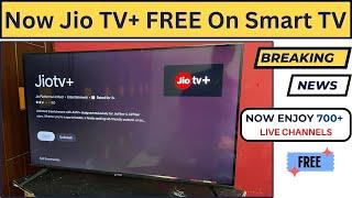 Now Jio TV Plus Available On Smart TV App Store FREE  Jio TV + Available Now On Google Play Store
