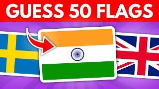 Guess 50 Flags in 3 Seconds  Guess the Country by Flag Quiz
