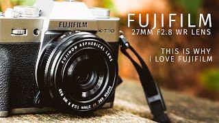 FUJIFILM XF27mm f2.8 WR pancake lens review