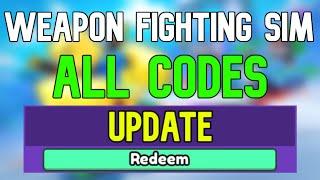New Weapon Fighting Simulator Codes  Roblox Weapon Fighting Simulator Codes January 2024