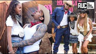 Chris Brown Throws A Cowboy Rodeo Themed Party For His Daughter Royalty 10th Bday