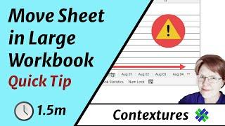 Quick Tip Move Excel Sheet With New Window