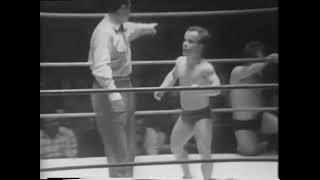 Lord Littlebrook & Tiny Tim vs.  Ivan The Terrible & Irish Jackie April 4 1958