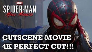 Spider Man Miles Morales - 4K Cutscene Movie Perfect Cut  All Cutscenes Spoiler WARNING