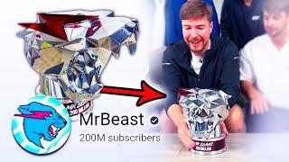 MrBeasts 200 Million Subscribers Play Button REVEALED