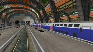 Euro Train Simulator iPhone  Voyage complet en T.G.V. Duplex de Paris-Gare de Lyon à Milan-Centr.