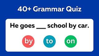 Grammar Quiz । Grammar Test ।  English Grammar । Test  English Grammar Level  Question and Answer