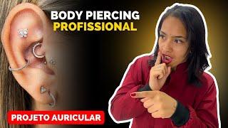 Como realizar Projeto Auricular Piercing em Titânio e Aço