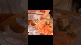 촉촉하게 연어 광어 #asmr #salmon #shorts