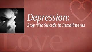 Depression Stop The Suicide In Installments  Sadhguru