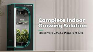 Your Indoor Growing Solution Mars Hydro FC-E1500 LED Grow Light + 2.3X2.3 Complete Grow Tent Kits