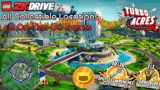 Lego 2K Drive All Turbo Acres Collectible Locations & On-The-Go Events