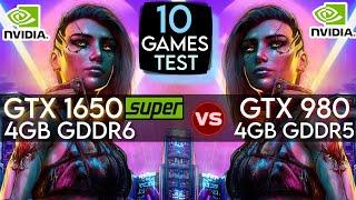 GTX 1650 Super vs GTX 980  Test In 10 Games In Mid 2023  Which Is Really Powerful ?