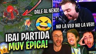 IBAI LA PARTIDA MÁS ÉPICA en FLEX DE LOL con XOKAS KNEKRO SKAIN Y REVEN RISAS ASEGURADAS