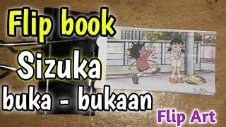 Doraemon Shizuka buka-bukaan versi Flip book  Flip art movie