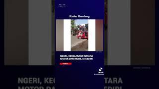 VIDEO VIRAL KECELAKAAN TRAGIS SEPEDA MOTOR MENABRAK MOBIL SAMPAI MENANCAP