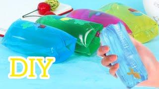 DIY Игрушка антистресс скользун - Водяная змея своими руками  Water Snake Fidget Toy