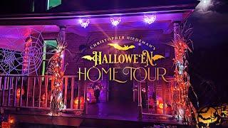 Halloween Home Tour Fall & Halloween Decorating Ideas - Historic House Tour - Halloween Lights