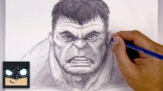 How To Draw The Hulk  Sketch Tutorial