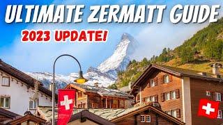 ULTIMATE ZERMATT TRAVEL GUIDE Top things to do in 2024 Gornergrat + Matterhorn Glacier Paradise