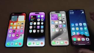 iPhone Comparison Test