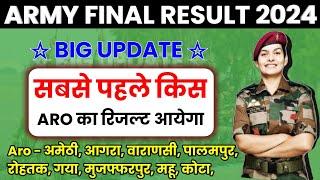 Agniveer army final result 2024 kab ayega  Agniveer army final merit list 2024  army final cut off