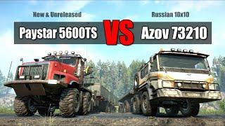 Snowrunner Paystar 5600TS vs Azov 73210  Best 10x10 Truck