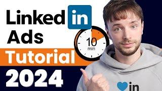 Complete Beginner LinkedIn Ads Tutorial 2024. Step-By-Step Guide Incl. Conversion Tracking