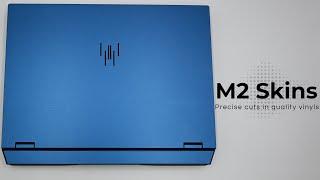 M2Skins Acer Predator Helios Neo 16 2024 Wrap Around  Top Lid Installation