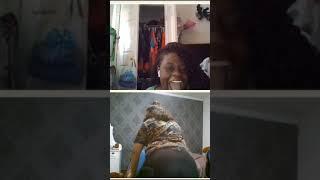 An AFRICAN AMERICAN lady rates my twerking skills on Omegle #shorts