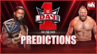 WWE Day 1 Preview & Predictions wKenny Bolin  Sportskeeda Wrestling
