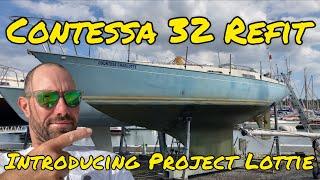 Introducing my latest Contessa 32 refit project with boat tour Project Lottie Ep1