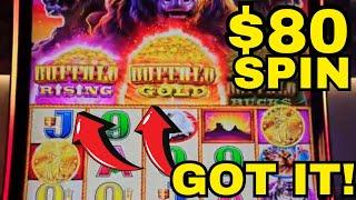 YES $80 SPIN BONUS POPPED 2 AND GAVE ME THE BIG JACKPOT BUFFALO NICE COMEBACK