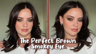 The PERFECT Brown Smokey Eye  in depth tutorial  Julia Adams