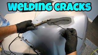 How to Easily Fix Cracks by Plastic Welding