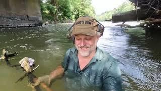 Metal Detecting Abandoned 1820s Stone Bridge