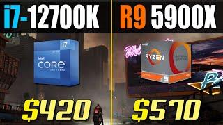 i7-12700K vs. Ryzen 9 5900X  RTX 3090  Windows 11