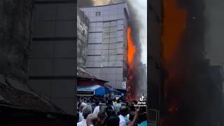 Colombo Pettah Fire Accident - අද පිටකොටුවේ වෙළඳසැල් හදිස්සියේම ගිනි ගනී. #colombo #srilanka