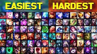 Every Easiest and Hardest Champions in League of Legends - Chosen by You