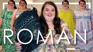 FIRST TIME TRYING ROMAN  plus size fashion try on haul  2024