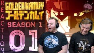 SOS Bros React - Golden Kamuy Season 1 Episode 1 - Wenkamuy