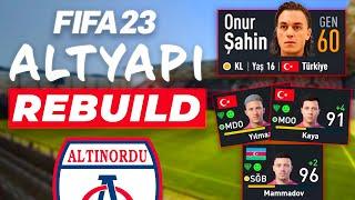 TÜRKİYE ve AZERBAYCAN GENÇ YETENEKLERİ  FIFA 23 ALTYAPI REBUILD  KARİYER MODU