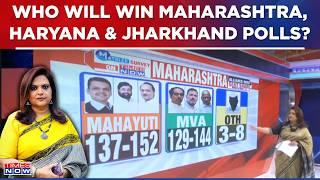 Decoding Indias Mood Whos Winning Maharashtra Haryana & Jharkhand Polls? NDA Or I.N.D.I.A?