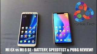 Xiaomi Mi 6X vs Mi 8 SE - Battery Speedtest and PUBG Review