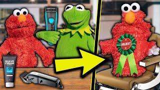Kermit The Frog SHAVES Elmo Gone Wrong