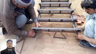 how to make metal stairs  how to installing metal stairs  abdul shakoor