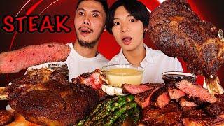 ASMR A5 WAGYU + TOMAHAWK STEAK + BEEF STRIP0LOIN + CHEESE SAUCE  FT. 霍哥 Jeffrey Fok  MAR ASMR