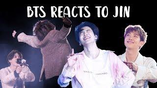 bts reacts to jin  방탄소년단 석진 p6