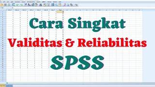 Uji Validitas dan Reliabilitas SPSS - Uji Validitas Kuesioner Skala Likert SPSS